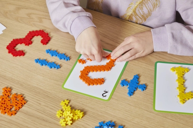 Plus-Plus Aufbewahrungsbox Zahlen und Buchstaben Set