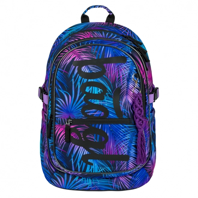 BAAGL 3 SET Core Palm: Rucksack, Mäppchen, Beutel
