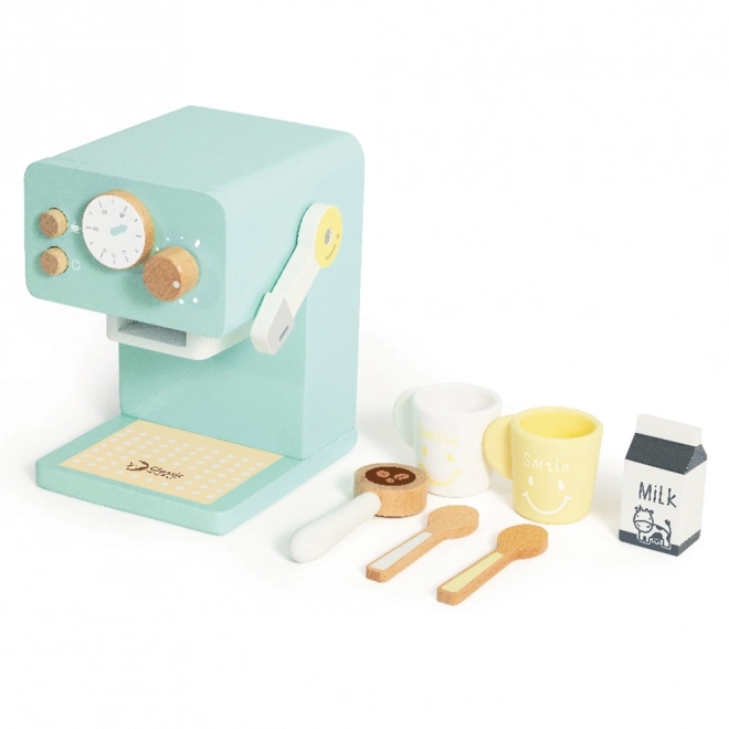 Klassik World Holzspielzeug Kaffeemaschine Set für Kinder