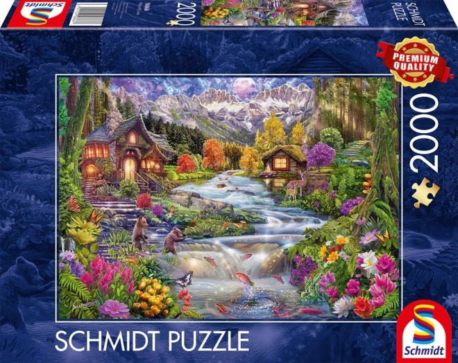 Puzzle Bergbach 2000 Teile