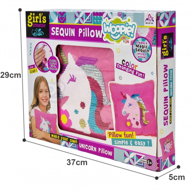 Kreativset Kissen Dekorieren Einhorn