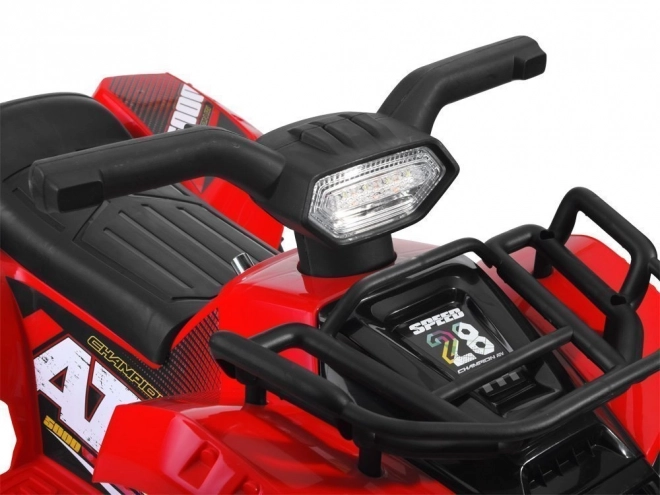 Elektrisches Kinder-Quad mit Licht – rot