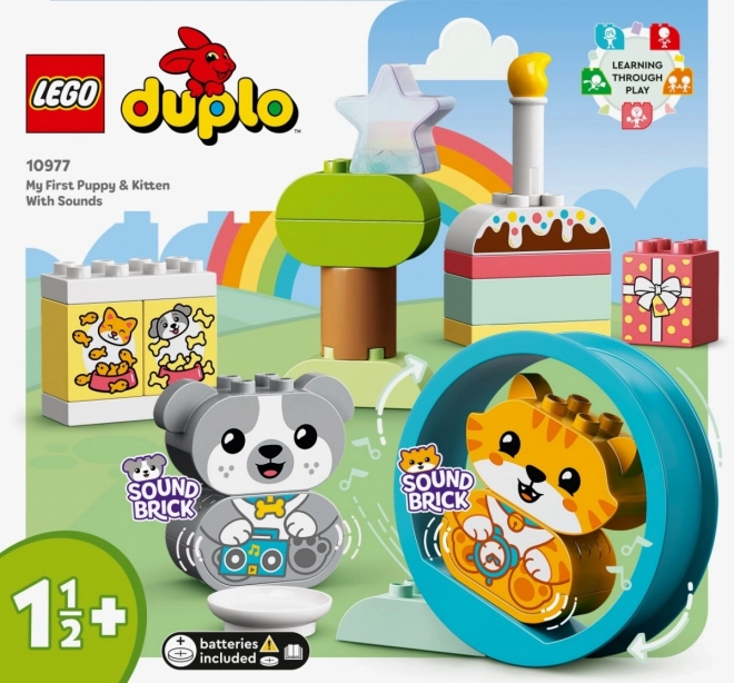 Lego Duplo Mein Erster Welpe und Kätzchen mit Geräuschen