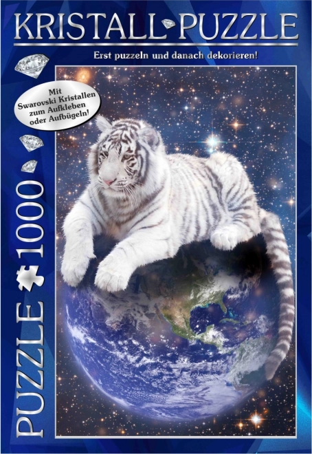 Puzzle mit Swarovski Edelsteinen Welt der Entdeckungen 1000 Teile
