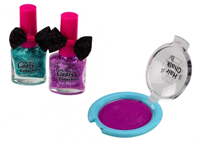 Schmink- und Nagelstudio Set für Kinder - Lidschatten und Nagellacke