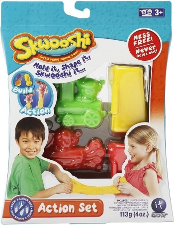 Skwooshi Aktions-Set für kreatives Modellieren für Kinder ab 3 Jahren