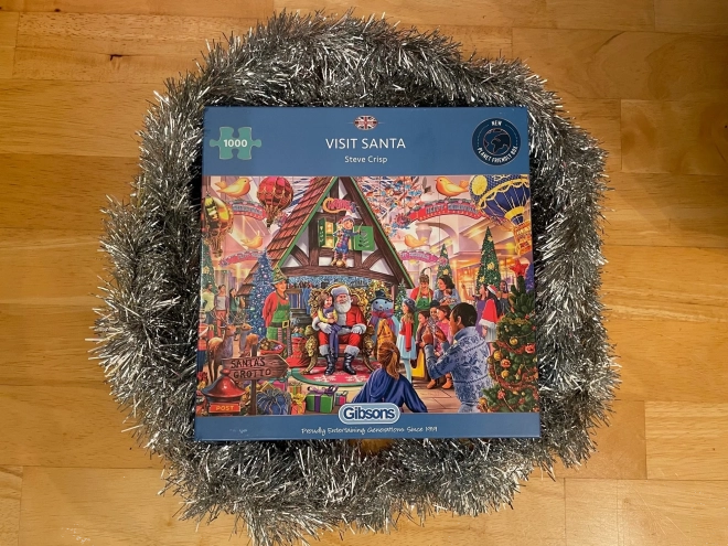 Puzzle GIBSONS Besuchen Sie den Weihnachtsmann 1000 Teile