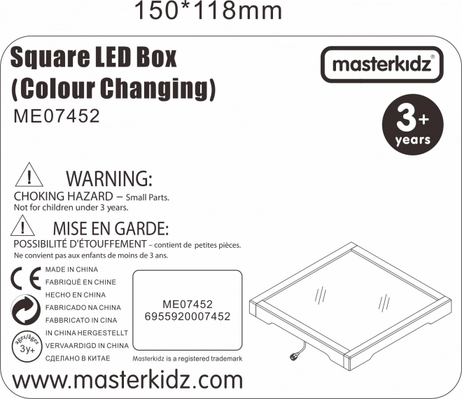 Led Lichttafel mit Farbwechsel und Fernbedienung