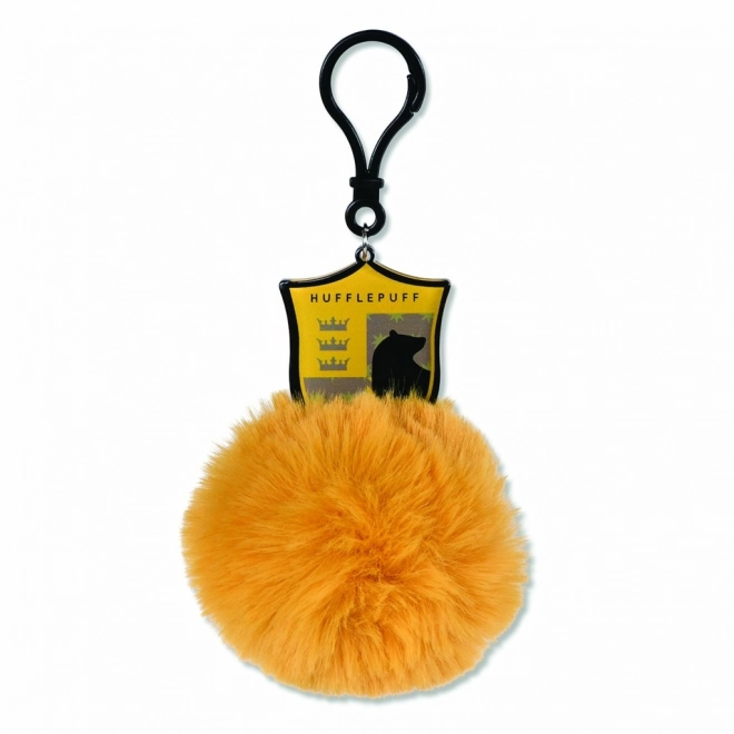 PomPom Schlüsselanhänger Hufflepuff