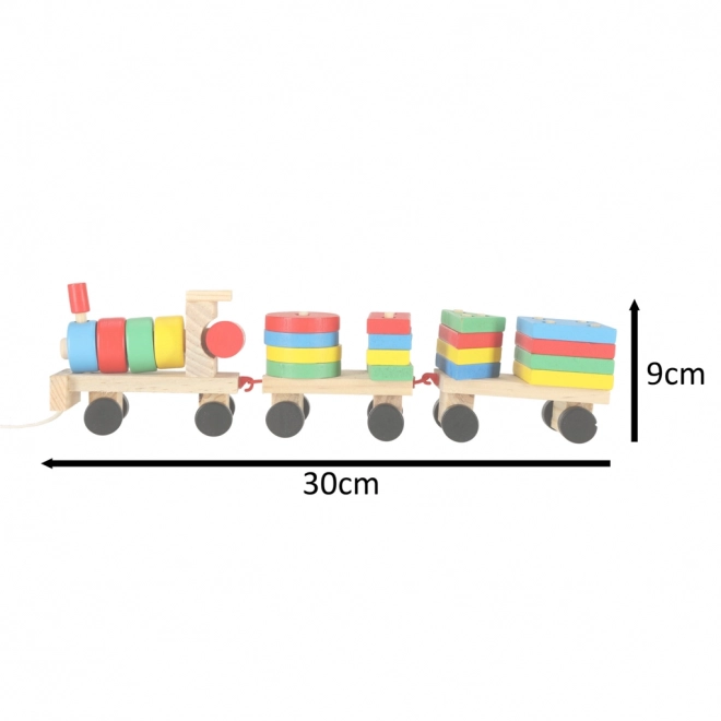 Holzeisenbahn Sortierpuzzle
