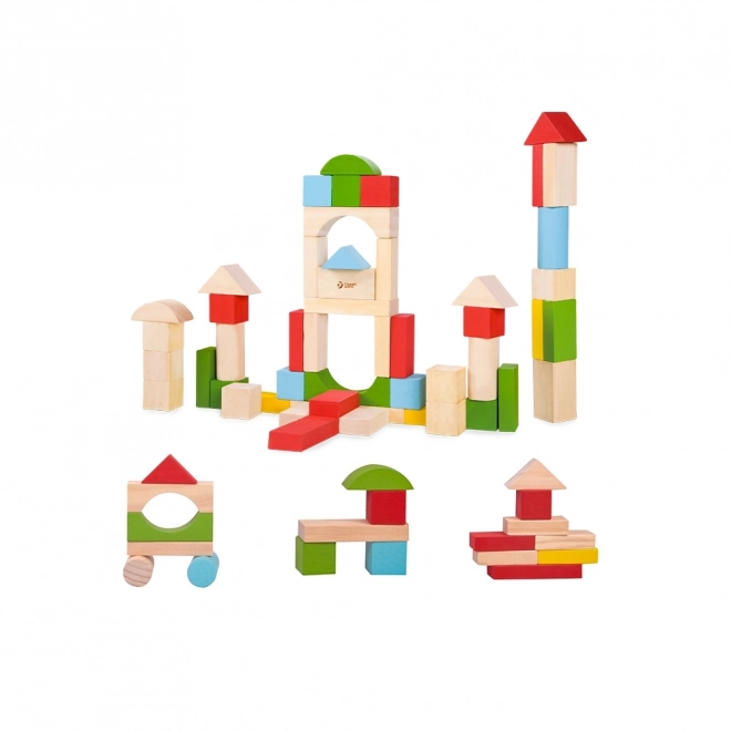 Holzbausteine Set 50 Stück