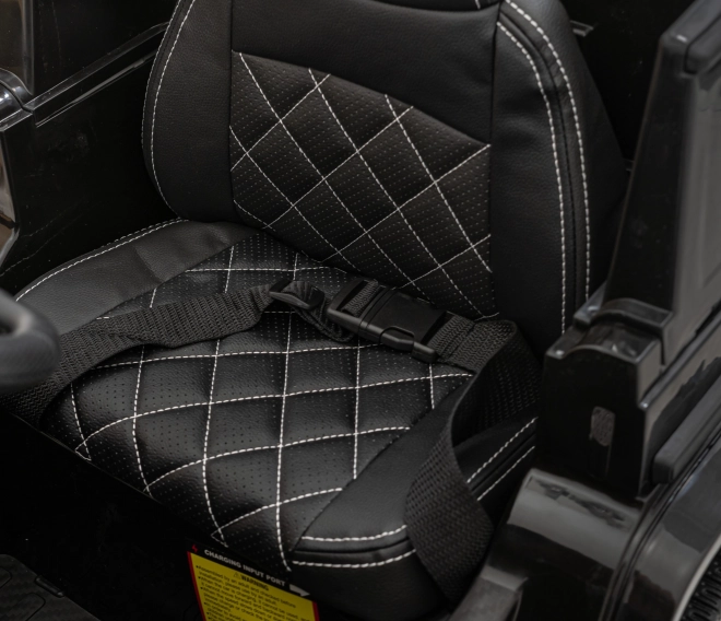 Mercedes AMG G63 für Kinder schwarz + Fernbedienung + MP3 LED + langsamer Start + EVA + Gurte