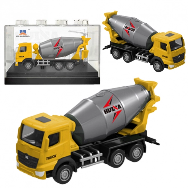 Sammlermodell Betonmischer Huina Gelb 1:80
