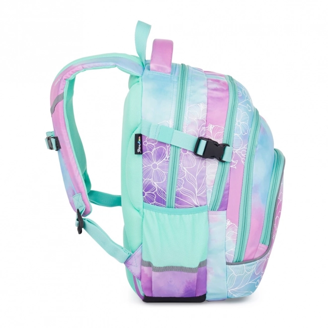 Schulrucksack OXY Scooler Blumen