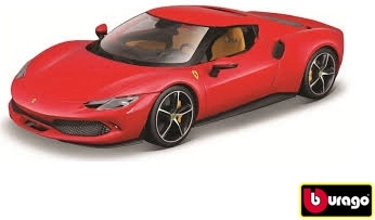 Metallmodellauto Bburago Ferrari 296 GTB 1:18 rot