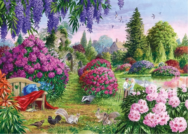 Gibsons Puzzle Flora und Fauna 4x500 Teile