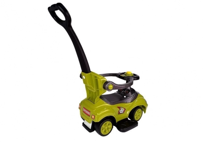 3-in-1 Mega Car Kinderlaufrad Gelb