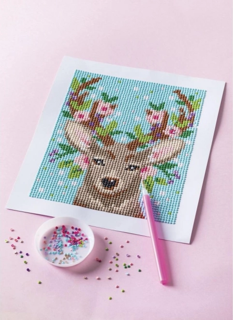 Diamantmalerei Hirsch