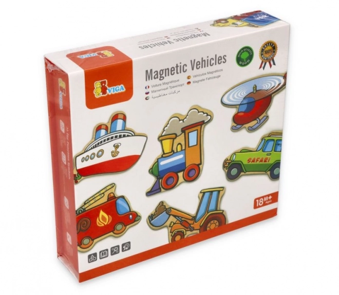 Holzmagnete für Kinder - Fahrzeuge