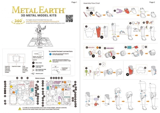 Metal Earth 3D-Puzzle Star Wars: C-3PO Gold