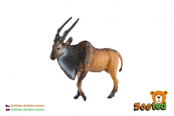 Derby-Eland-Antilope Männchen Spielfigur 14cm