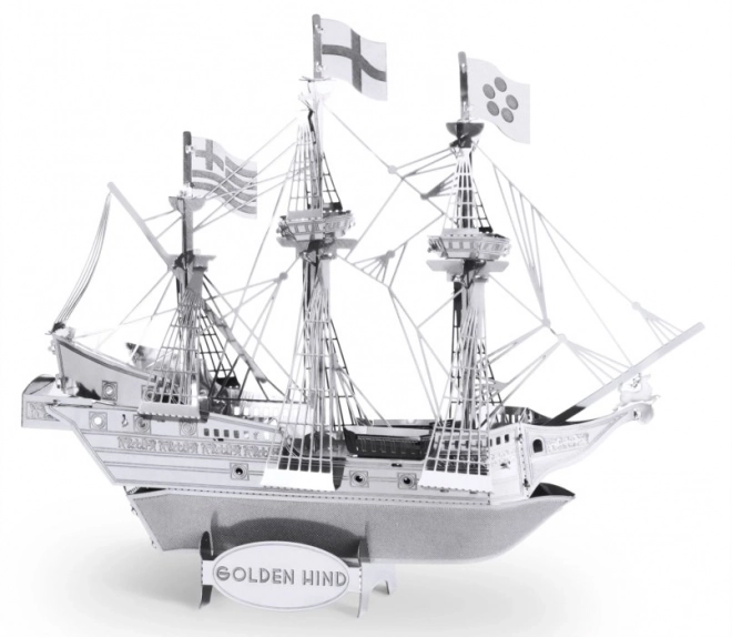 Metal Earth 3D Puzzle Golden Hind Schiff