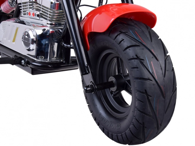 Elektrischer Chopper Motorrad für Kinder – Rot