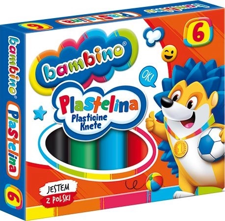 Bambino Plastilin Runde 6 Farben Kleines Set