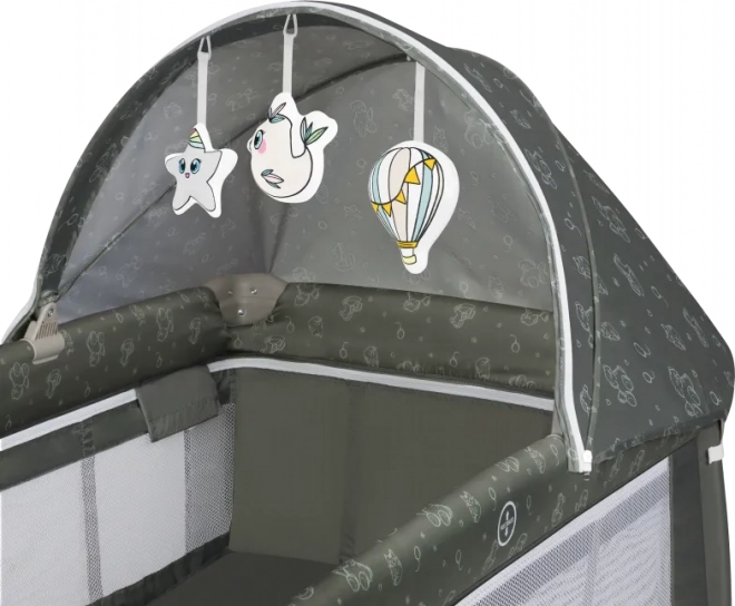 Reisebett Lionelo Sven Plus Beige Olive