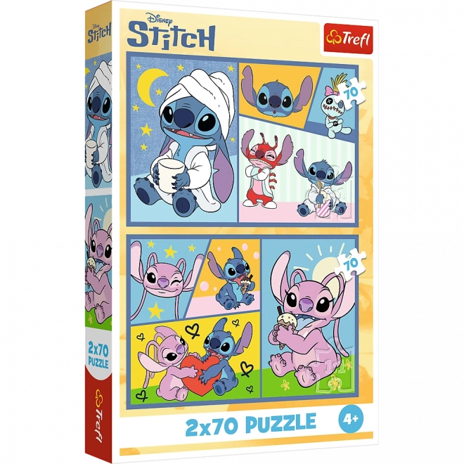 Puzzle 2x70 Disney Lilo und Stitch