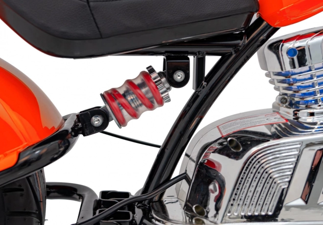 Motorrad Chopper Warrior Orange