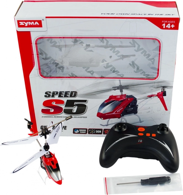 Ferngesteuerter RC Helikopter Syma S5 Rot