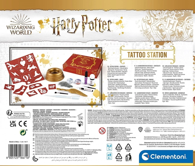 Harry Potter Zauberhafte Tattoos von Clementoni
