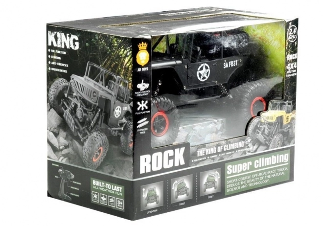 Ferngesteuertes Auto Jeep R/C Schwarz