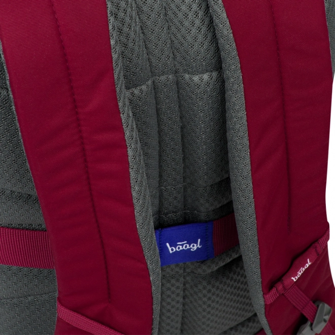 Baagl Rucksack Dash Burgunderrot