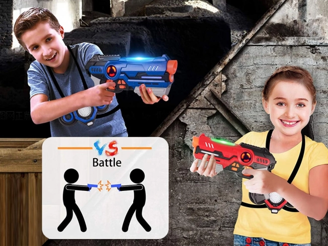 Laser-Tag Spielzeug Pistolen Set