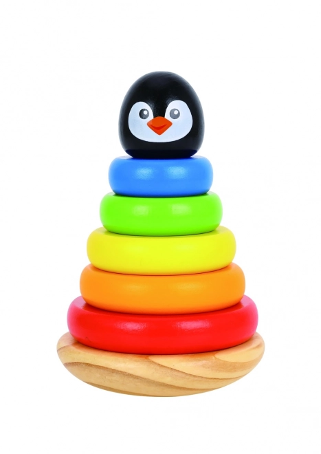 Holzturm Pinguin