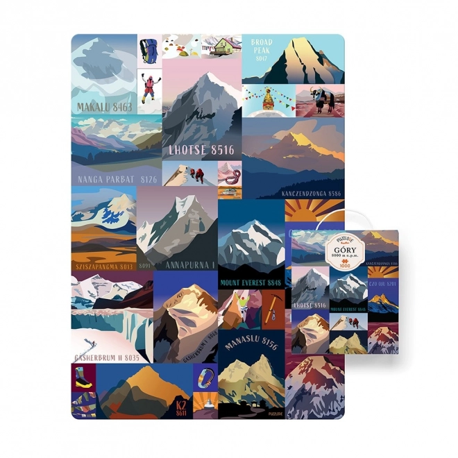 Puzzlove Puzzle 1000 Teile - Berge 8000 m