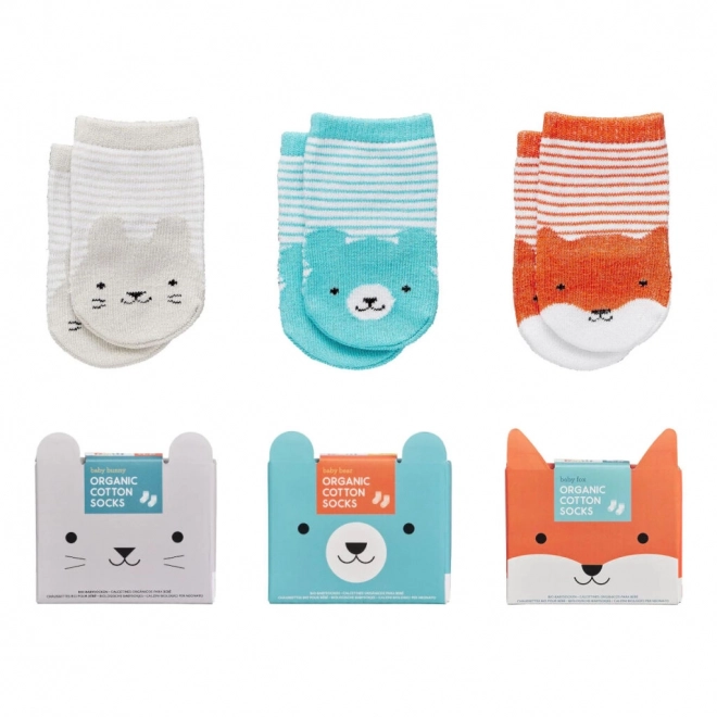 Bio Baumwollsocken Fuchs für Babys