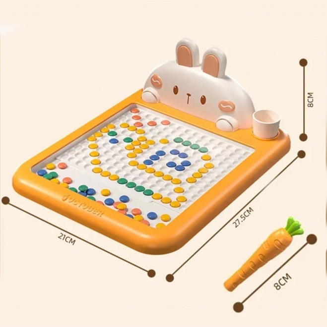 Magnetisches Zeichentablett WOOPIE MagPad Hase und Karotte