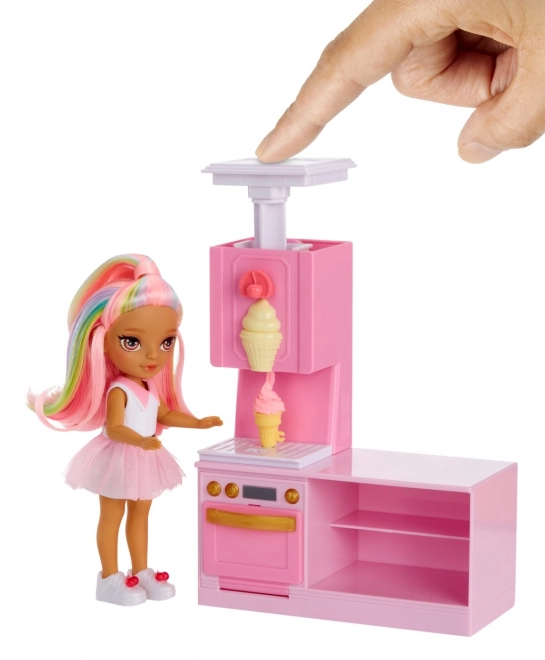 Rainbow High Spielset mit kleiner Schwester – Bäckerei