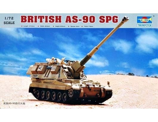 British AS-90 Maschinenkanone Modell