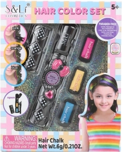 Haarkreiden mit Applikator – 3 Farben, auswaschbar