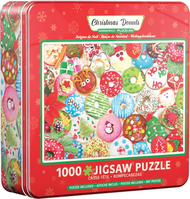 EUROGRAPHICS Puzzle Weihnachtliche Donuts 1000 Teile