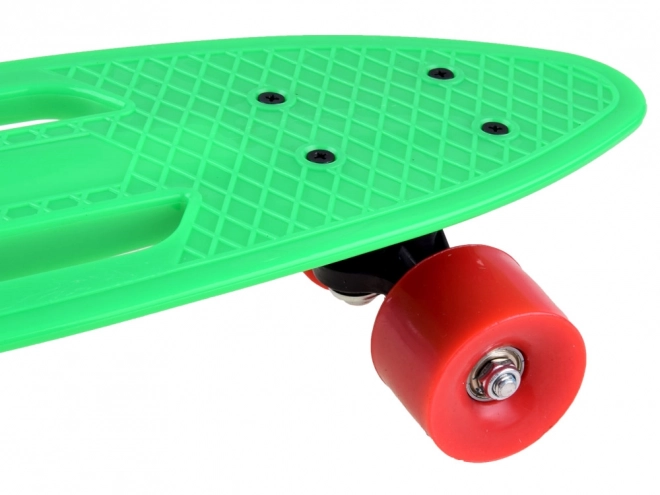 Leichte Kinder-Skateboard-Fishboard mit Durchbrüchen – Grün