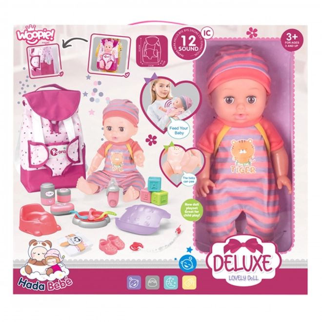 Woopie Royal Babysitter Puppenset mit Zubehör