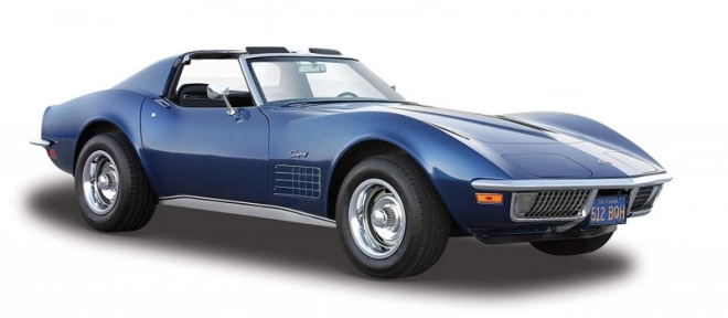 Chevrolet Corvette Modellauto 1970 Blau