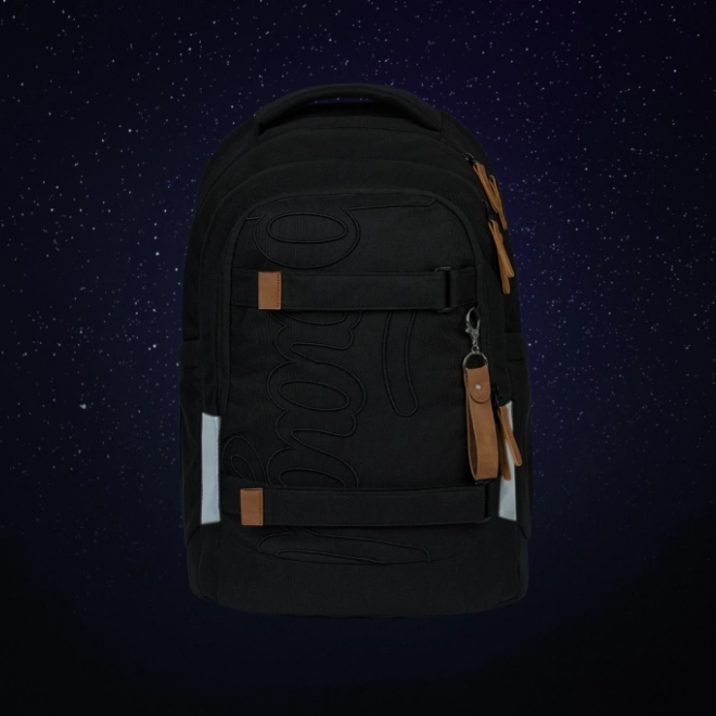 Schulset Baagl Skate Max Darkness: Rucksack, Federmäppchen und Beutel