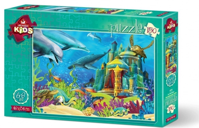 Unterwasser Schloss Puzzle 150 Teile