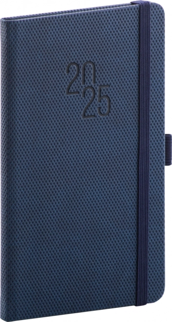 Eleganter NOTIQUE Kalendar Diamante 2025 in Blau